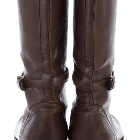 Yves Saint Laurent Brown Saddle boots size 9.5M. - Picture 4 of 6